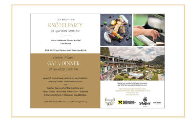 Knödelparty und Gala Dinner im Alpin Resort Sacher Seefeld Tirol